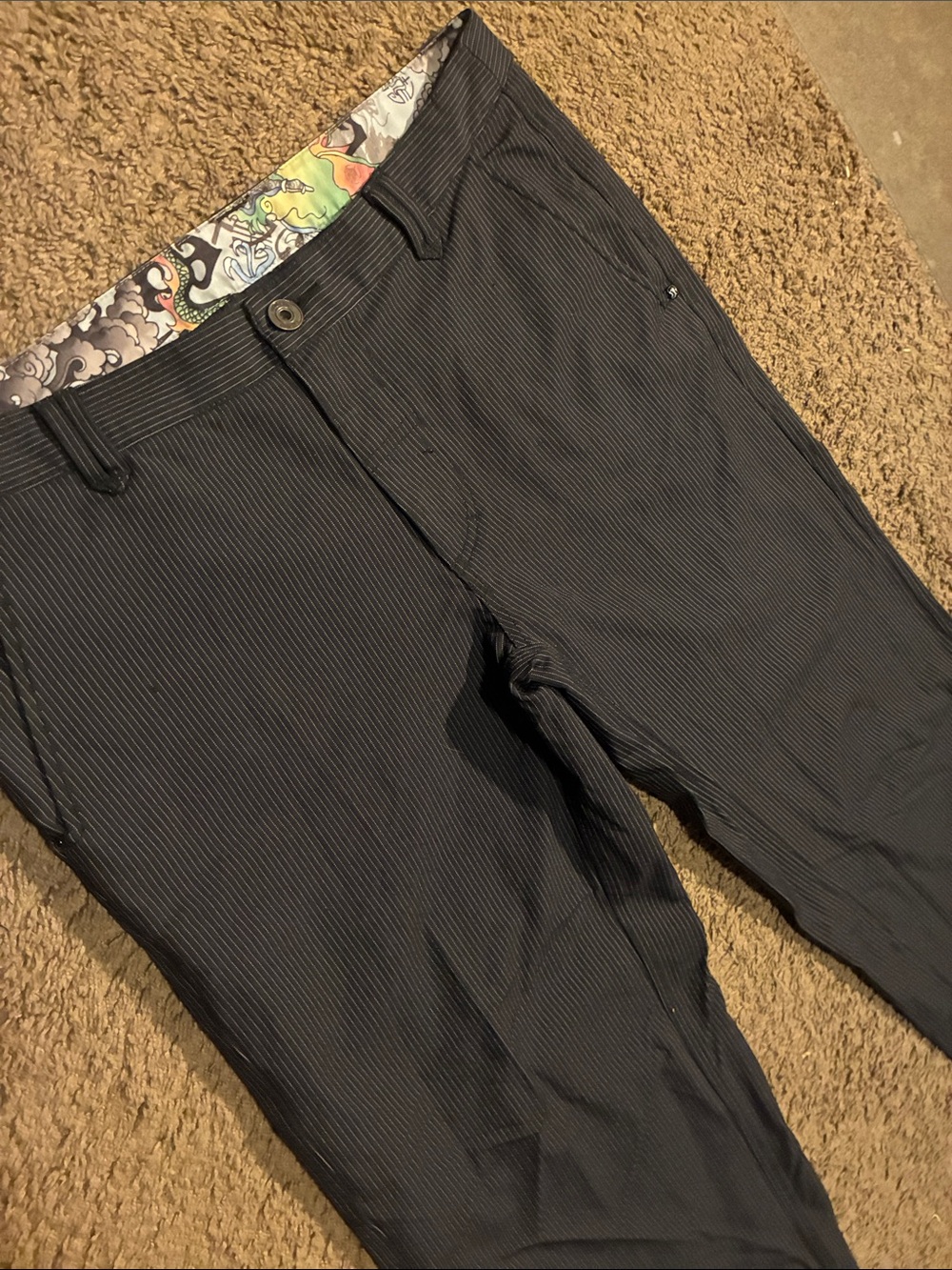 lululemon Black Pinstripe pants